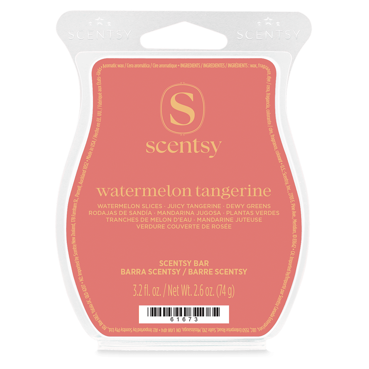 Watermelon Tangerine Scentsy Bar